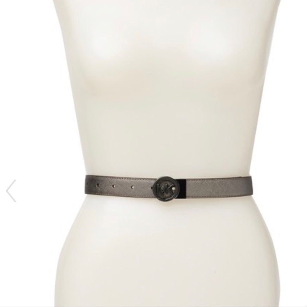 Michael kors dark grey belt